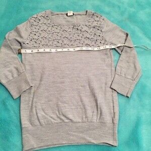 J Crew small grey sweater